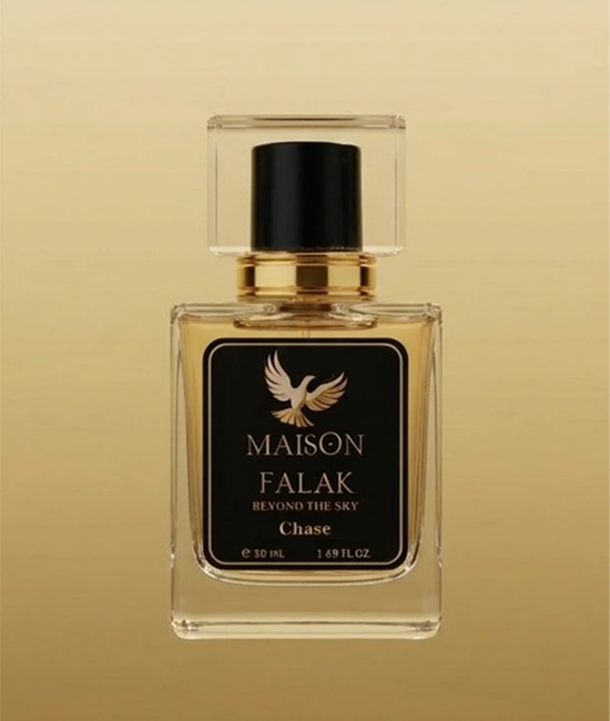 Men and women perfume collection with elegant fragrance bottles